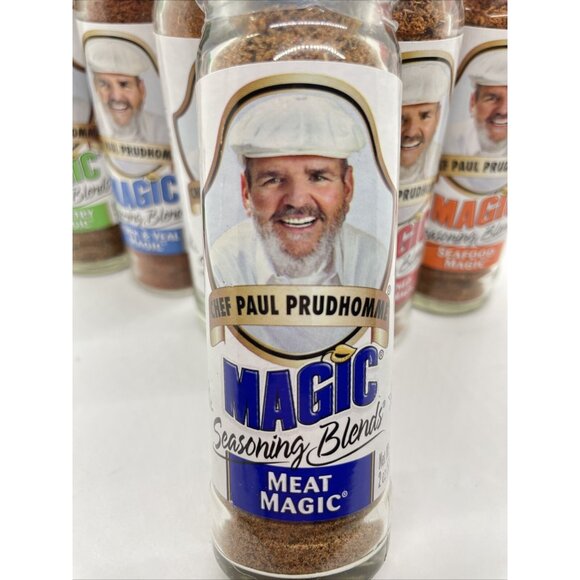 FRESH Magic Chef Paul Prudhomme's Magic Seasoning 6 Jar Set Variety Pack Lot - Picture 6 of 15